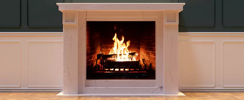Decorative Electric Fireplace Installation in Takoma Park, Maryland