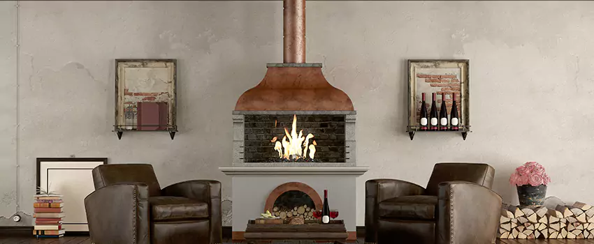 Thelin Hearth Products Providence Pellet Insert Fireplace Installation in Takoma Park, MD