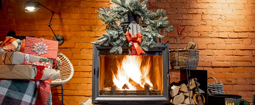 Travis Industries Linear Gas Fireplace Installation in Takoma Park, Maryland