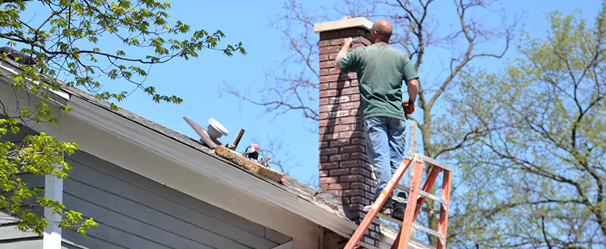 Vinyl and PVC Chimney Flashing Installation in Takoma Park, MD