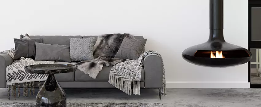 Circular Hanging Fireplace Installation Services in Takoma Park, MD