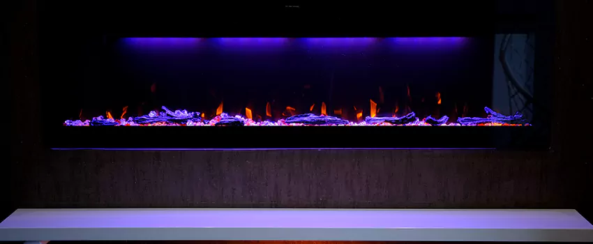 Dynamic Flame Color Fireplace Installation in Takoma Park, MD