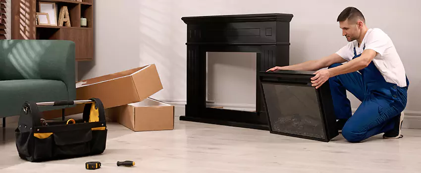 Old Rusted Metal Fireplace Repair And Replacement in Takoma Park, MD