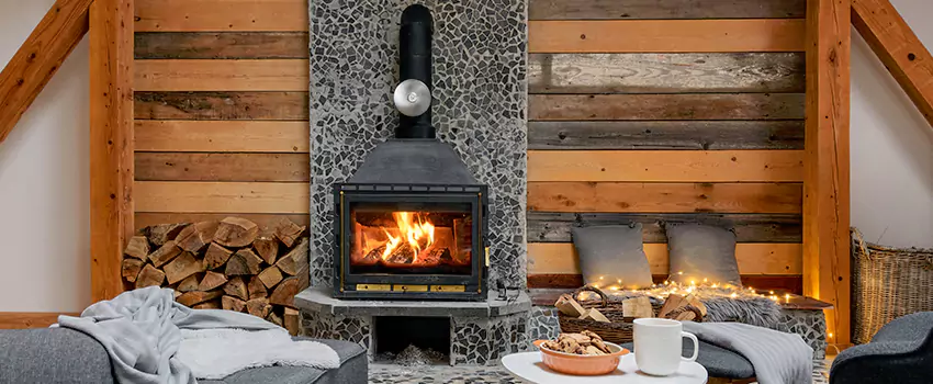 Thelin Hearth Products Direct Vent Gas Stove Fireplace Inspection in Takoma Park, Maryland
